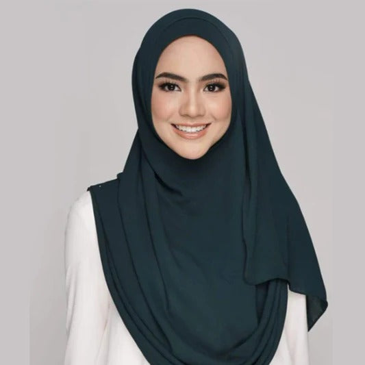 Double Loop Hijab - Design Code: IH-0018