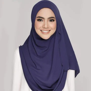 Double Loop Hijab - Design Code: IH-0006