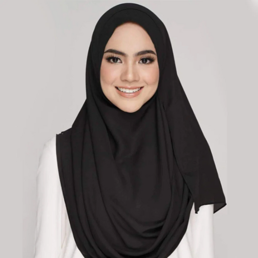 Double Loop Hijab - Design Code: IH-0001